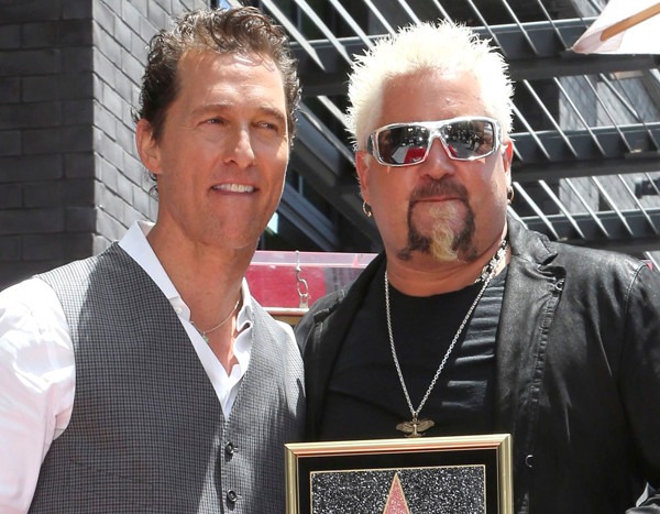 Matthew McConaughey Is a True Guy Fieri Fan at Walk of Fame Ceremony